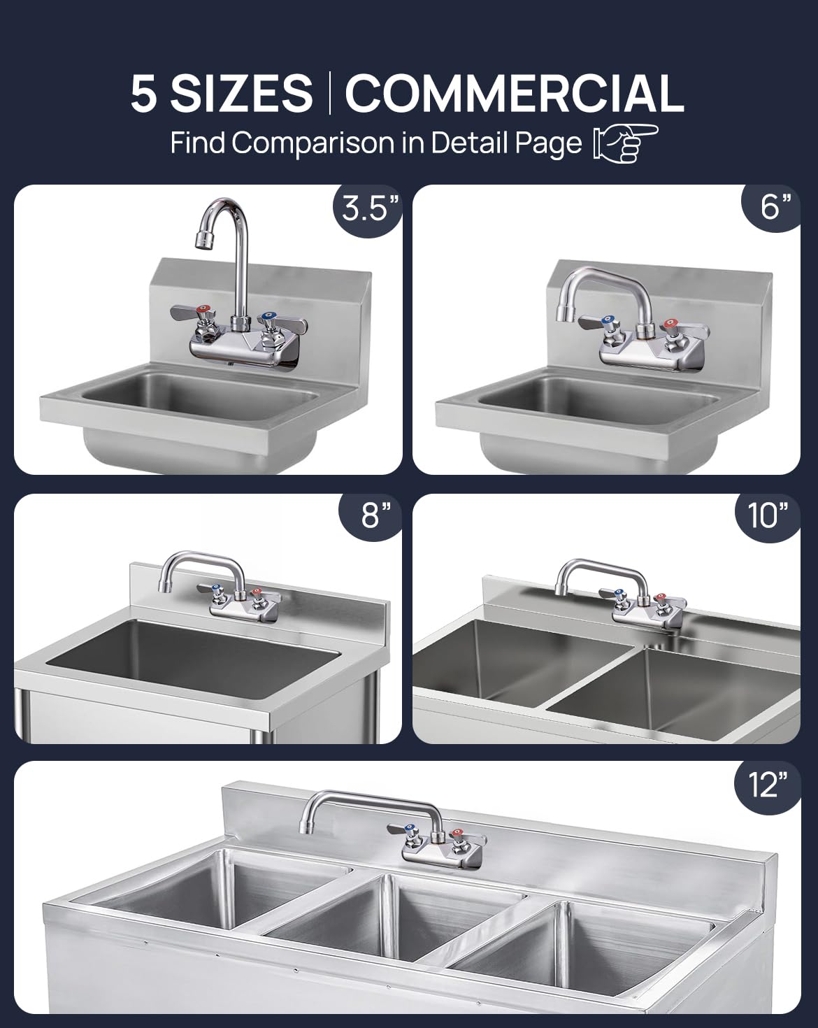 Sepaitek installation kit included for quick, plumber-free setup
