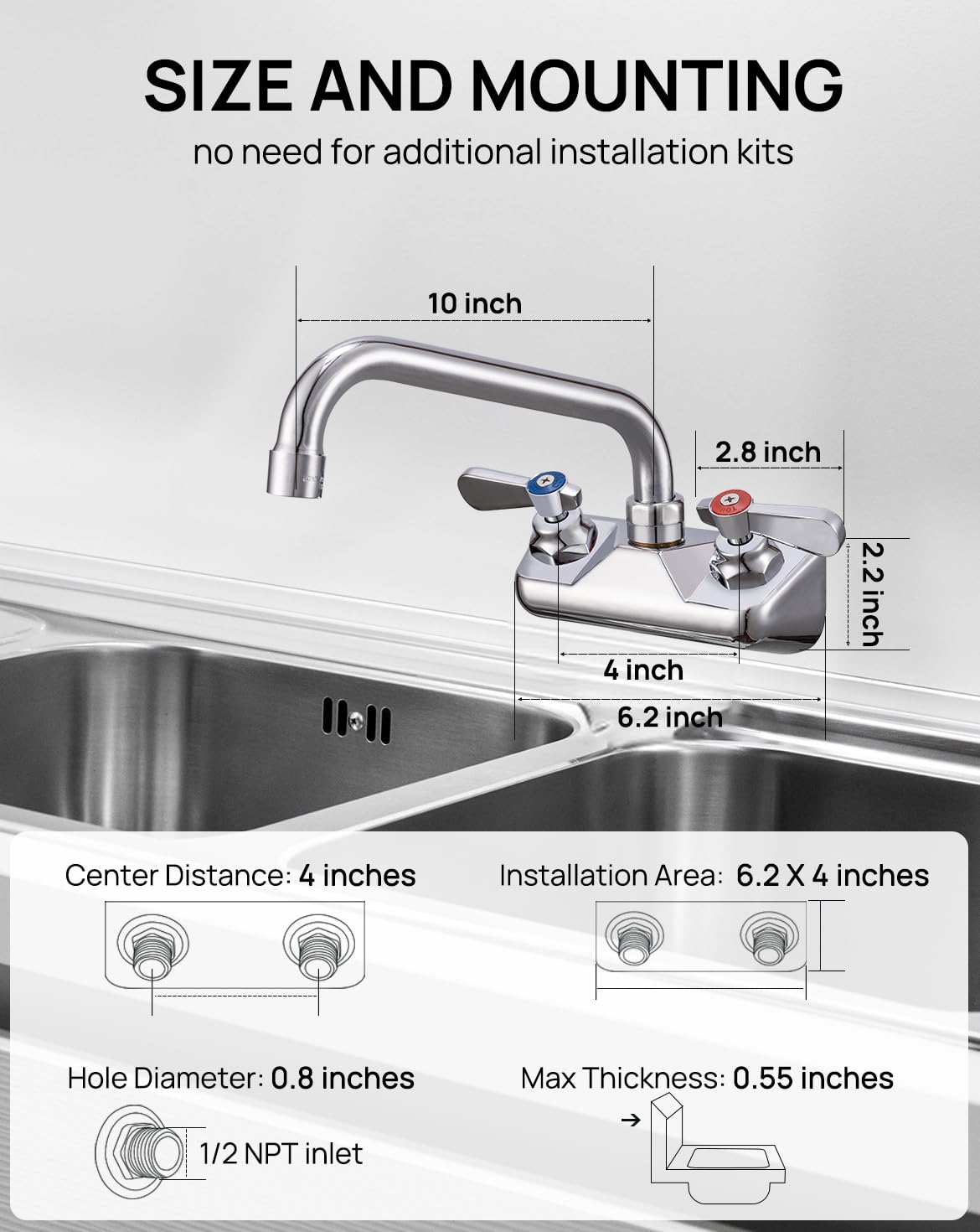 Sepaitek two-handle control kit simplifies hot and cold mixing
