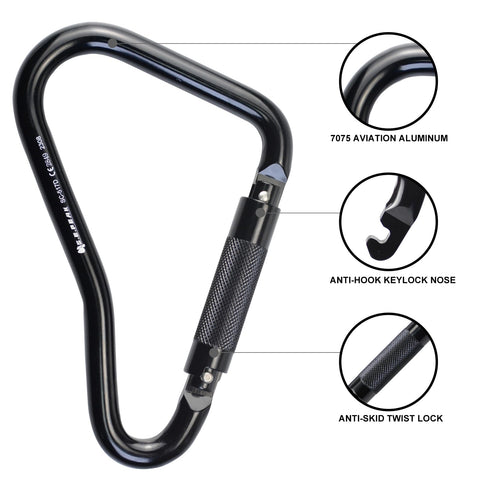 S.E.PEAK ladder hook in aviation-grade aluminum for durability and light weight.