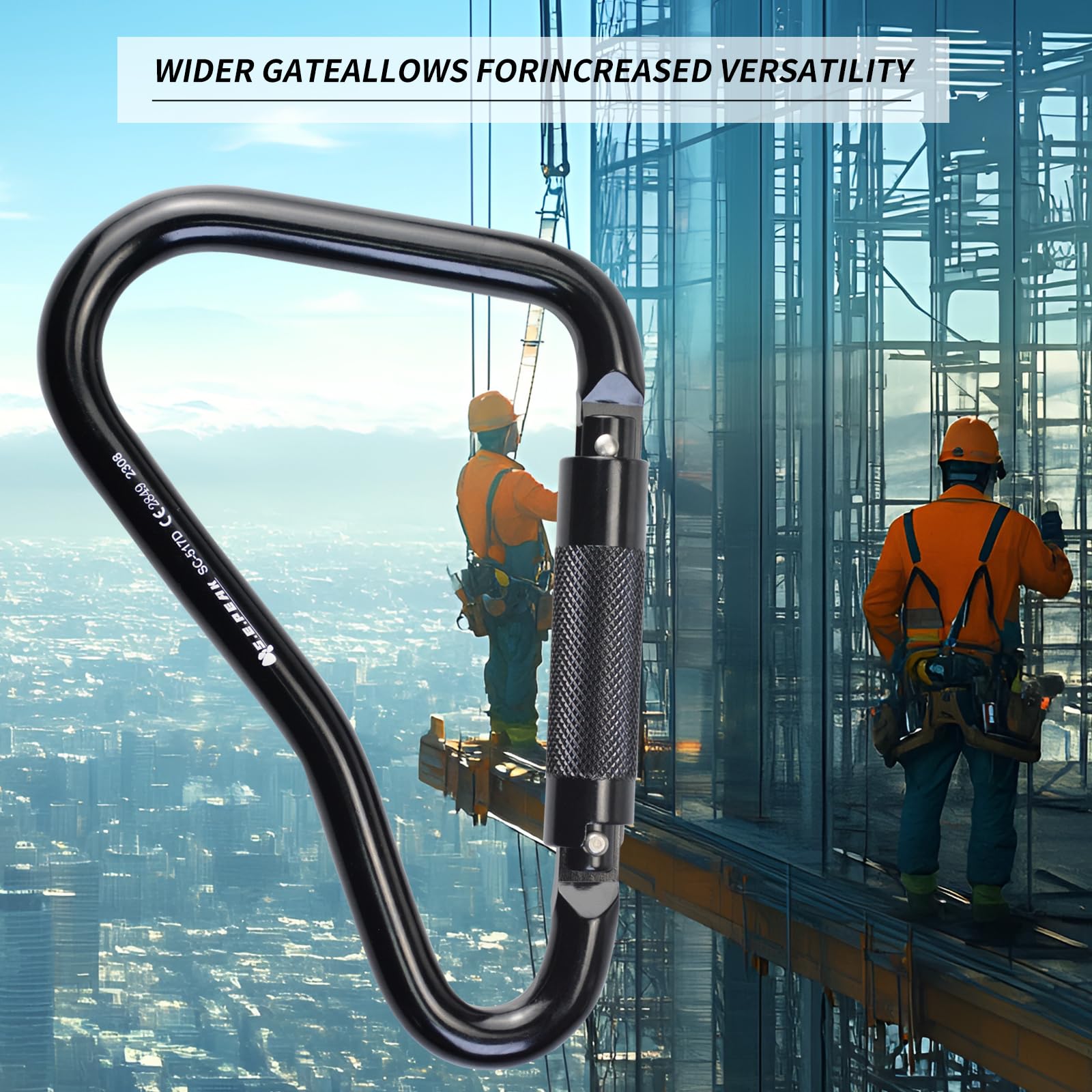S.E.PEAK ladder hook features a lightweight design for portable use.
