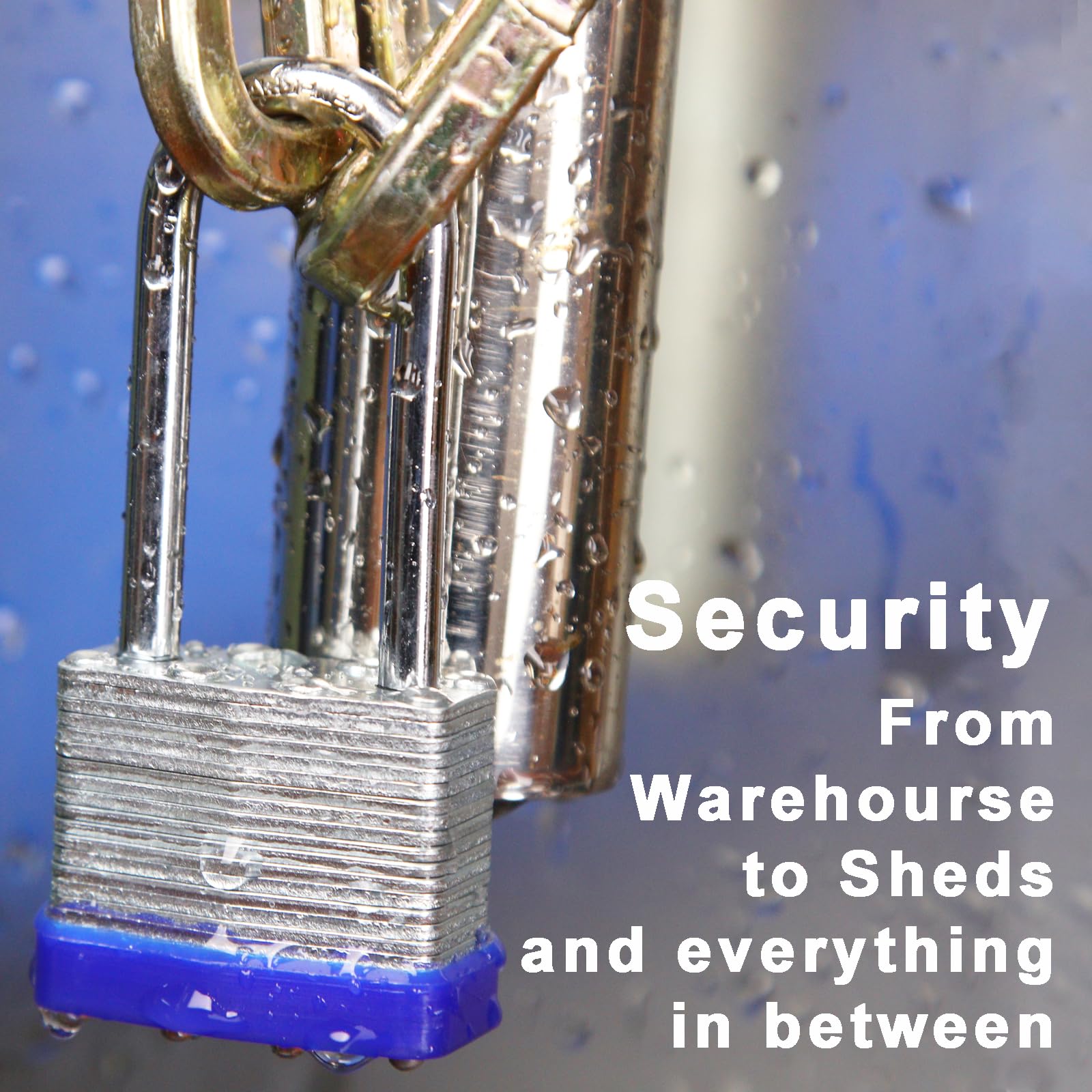 SEPOX hardened steel shackle resists tampering