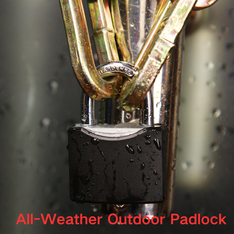 SEPOX padlock highlighting rust-resistant design