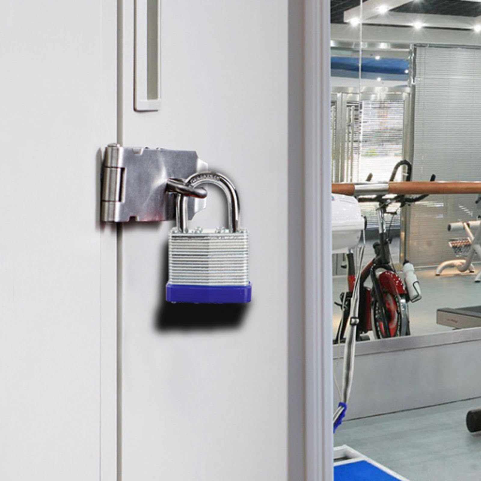SEPOX Trinity padlocks feature a short hardened steel shackle for tight spaces.
