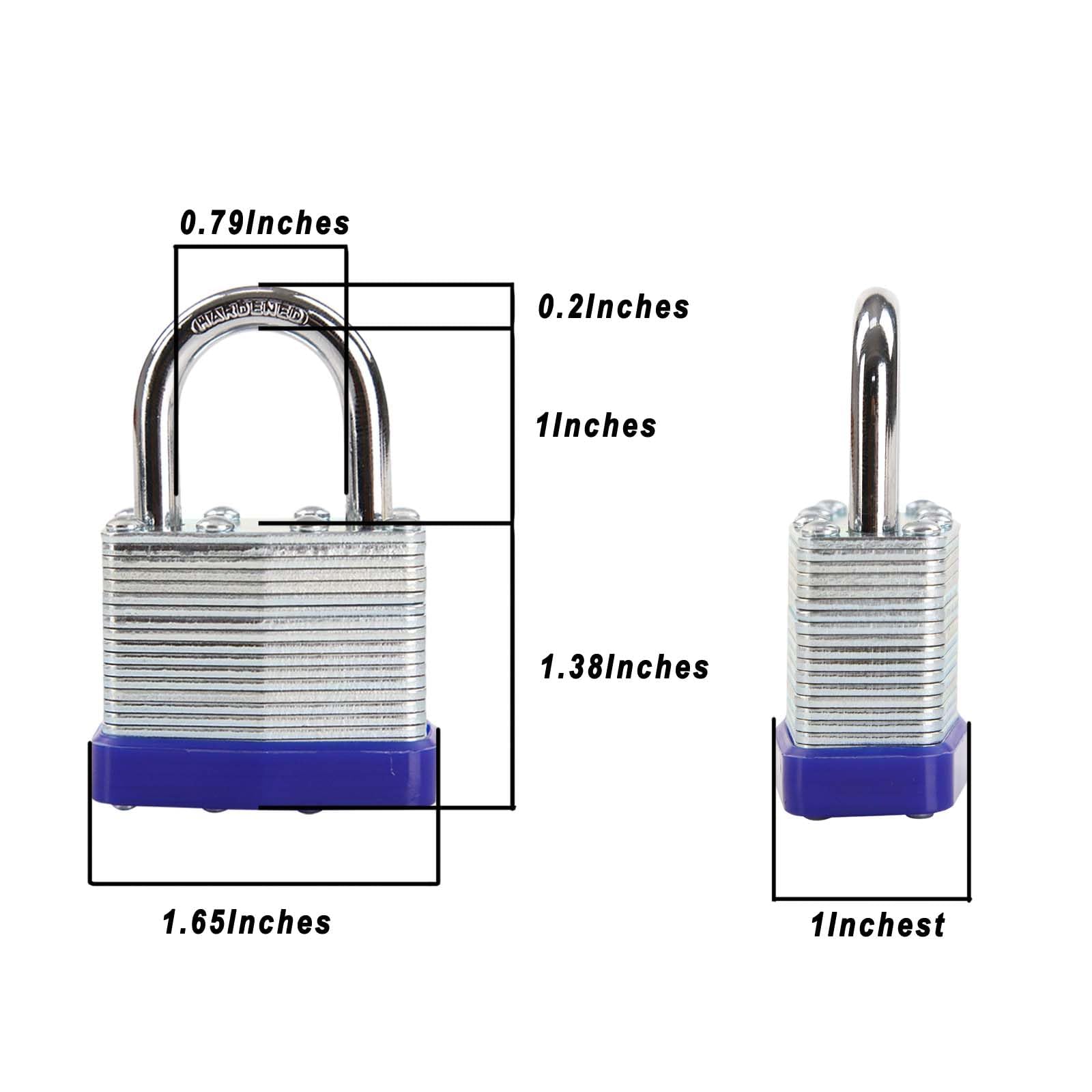 SEPOX Trinity padlocks close-up highlights the unified-key design for easy access.