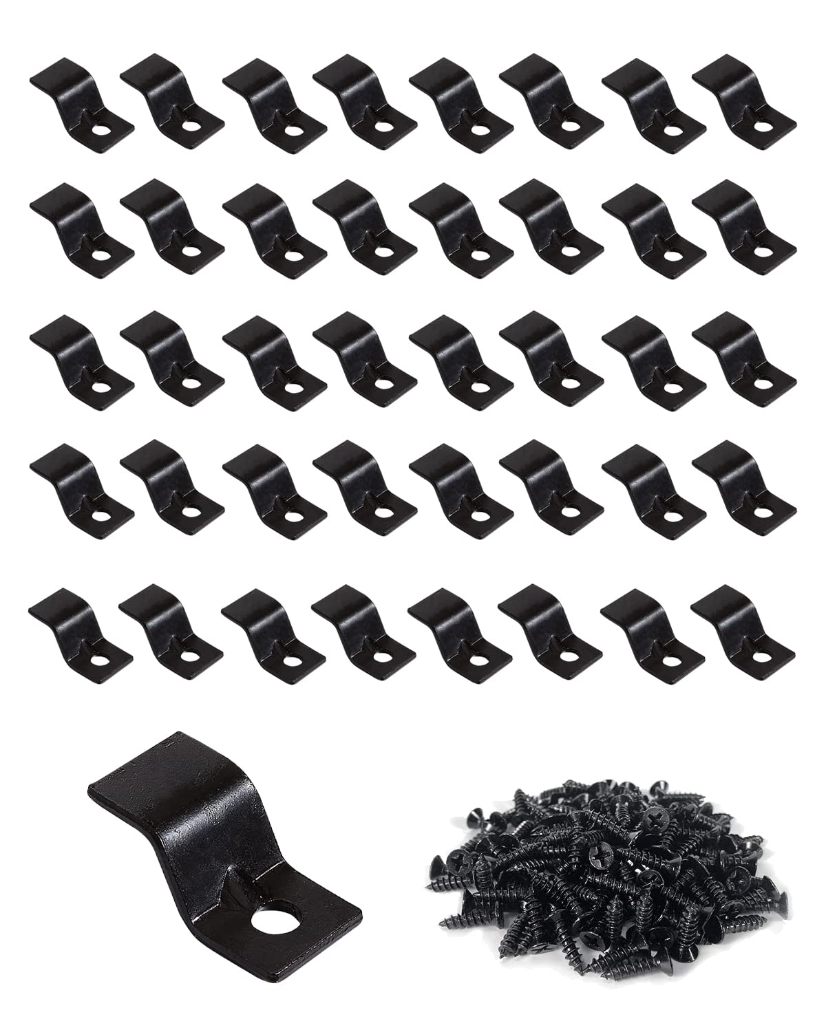 SeptCity table top fasteners black clip closeup for sturdy tabletop security