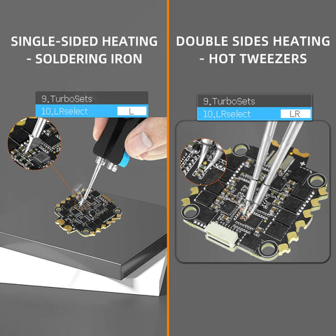 HT140 OLED display shows precise temperature during work