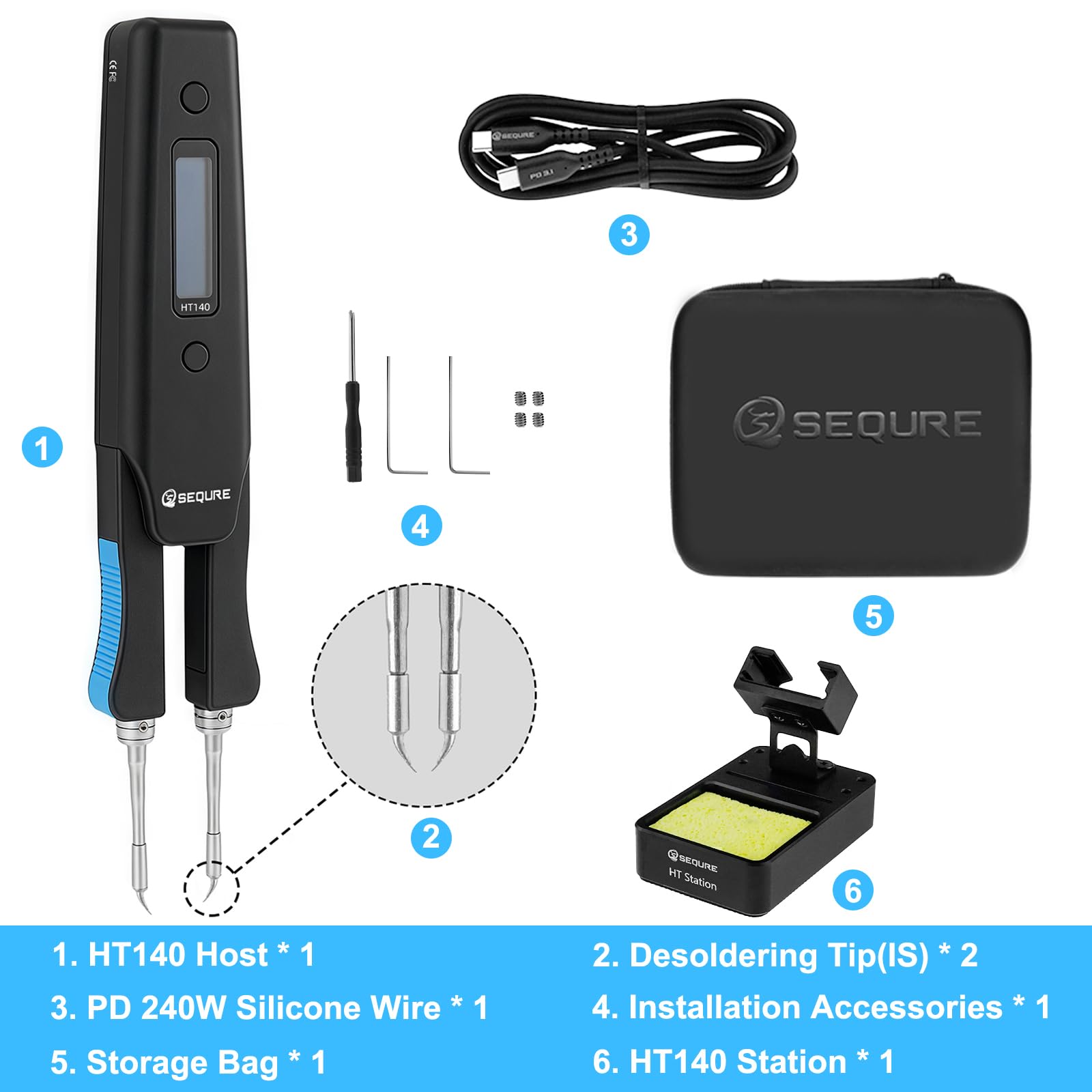 Compact portable kit ideal for on-the-go SMD repairs