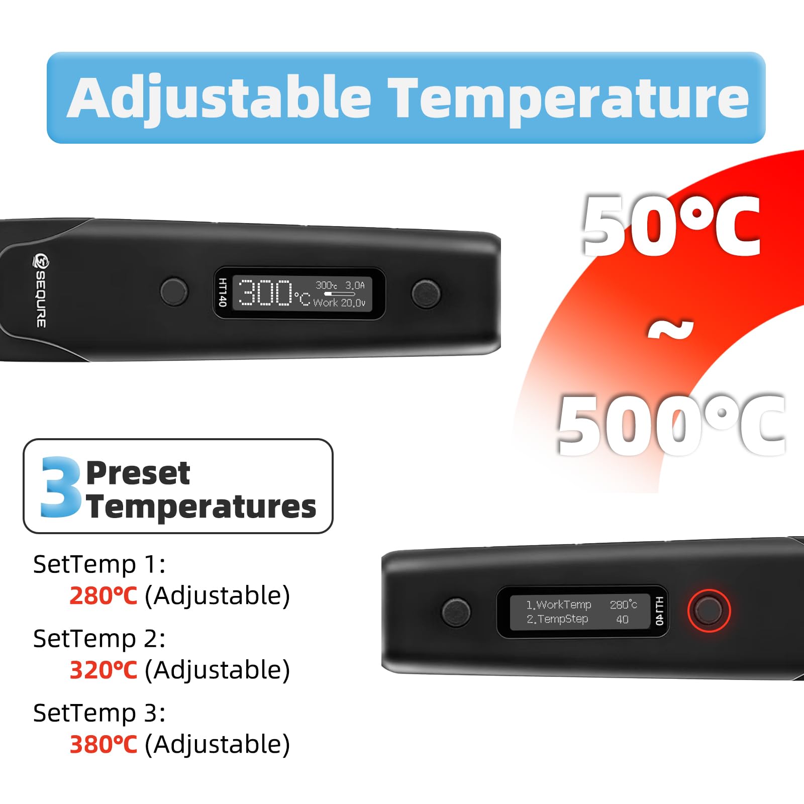 Calibration and compensation keep stable temperatures across tasks