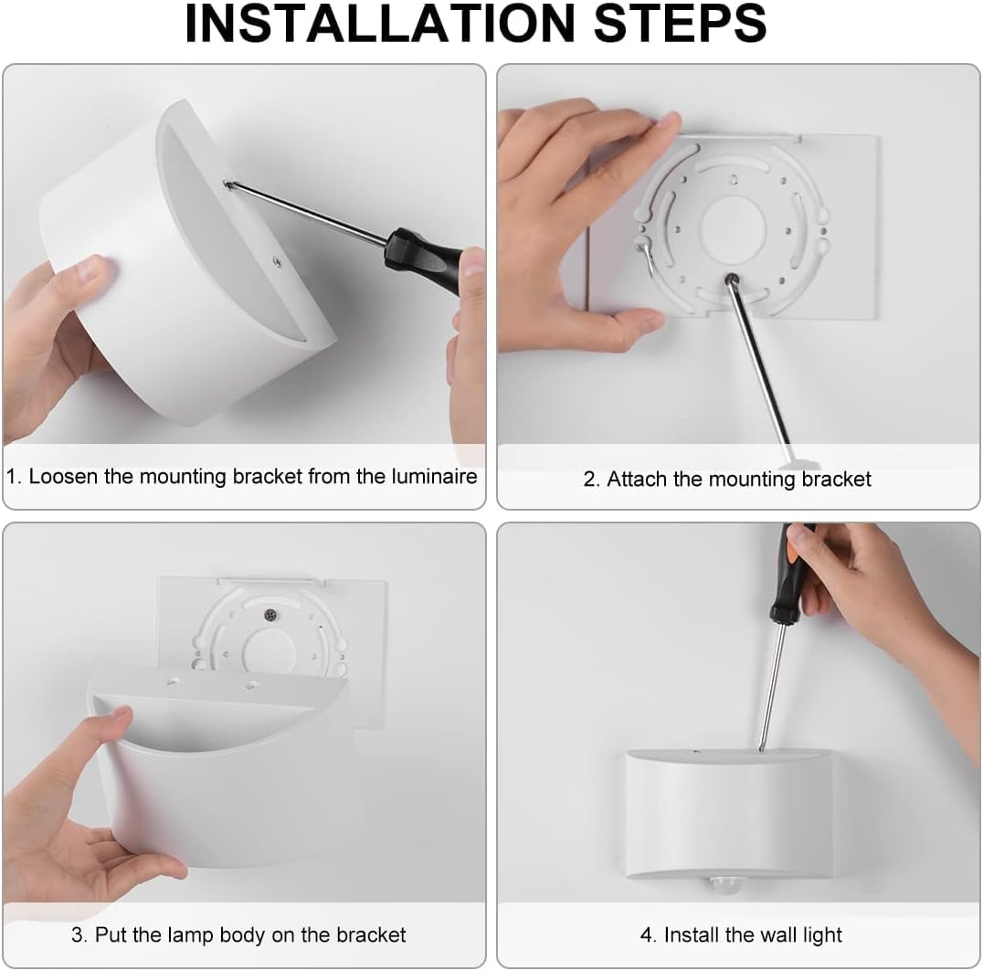 SERDEN durable aluminum body with a sleek up-down lighting design