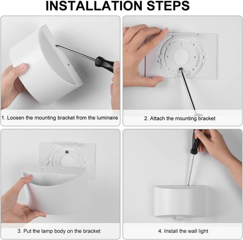 SERDEN durable aluminum body with a sleek up-down lighting design