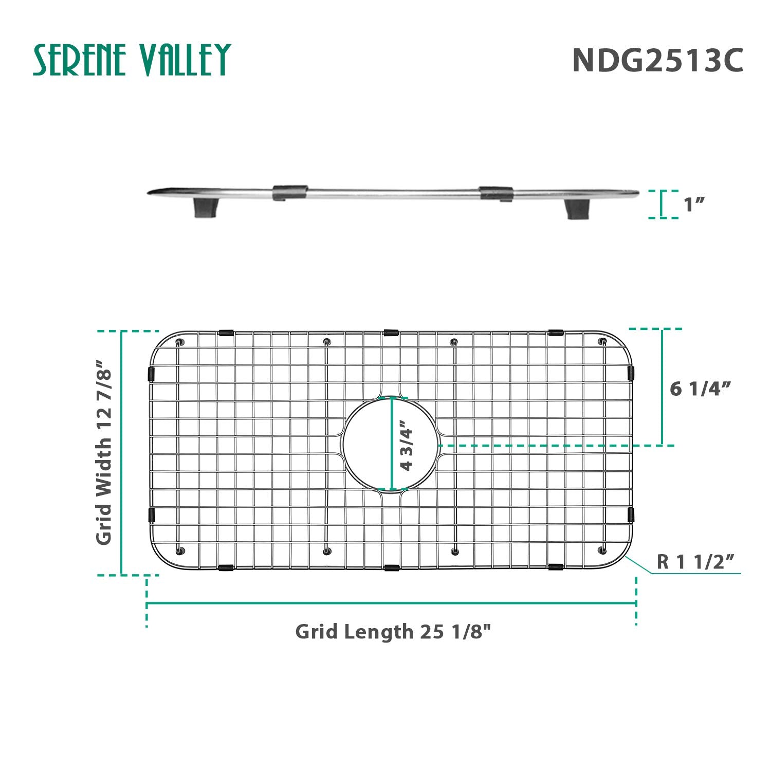 Serene Valley 304 stainless steel grid construction for lasting durability