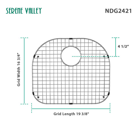 NDG2421 rear drain compatibility detail for kitchen layouts