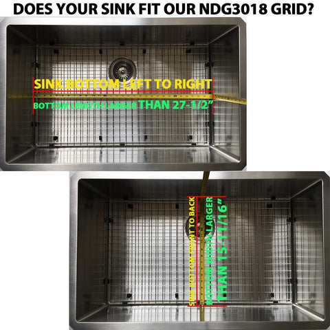 Serene Valley NDG3018 uses 304 premium stainless steel for durable protection