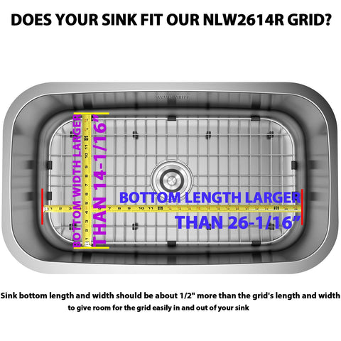 Serene Valley NLW2614R grid side view highlighting lightweight, easy-to-handle design.