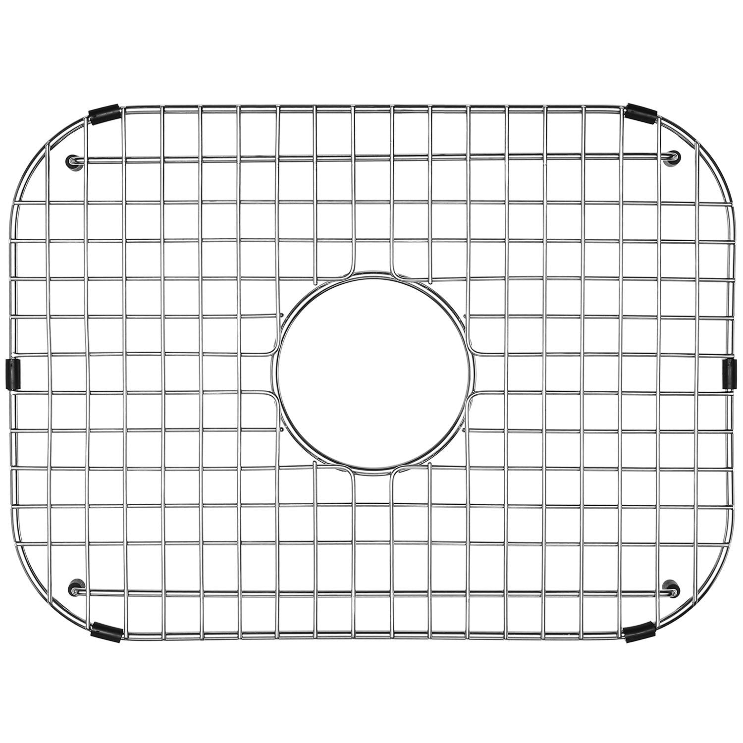 Serene Valley sink grid with 18-1/8 by 13-3/8 inch fit and centered drain.