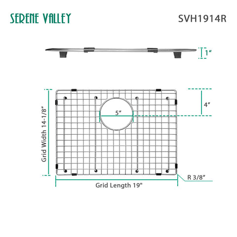 Serene Valley rear drain detail highlights precise placement for efficient hand-wash drainage.