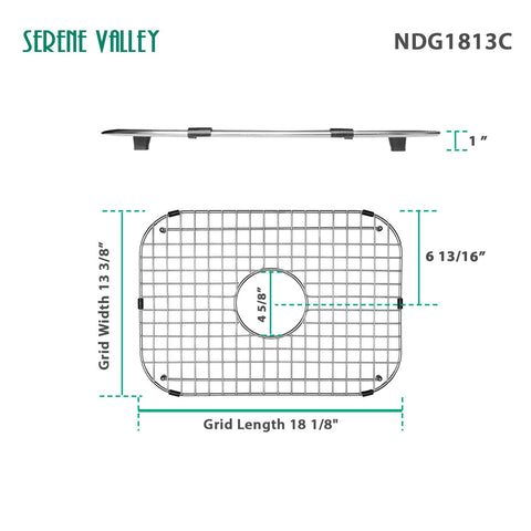 Serene Valley grid made from 304 stainless steel for durability.