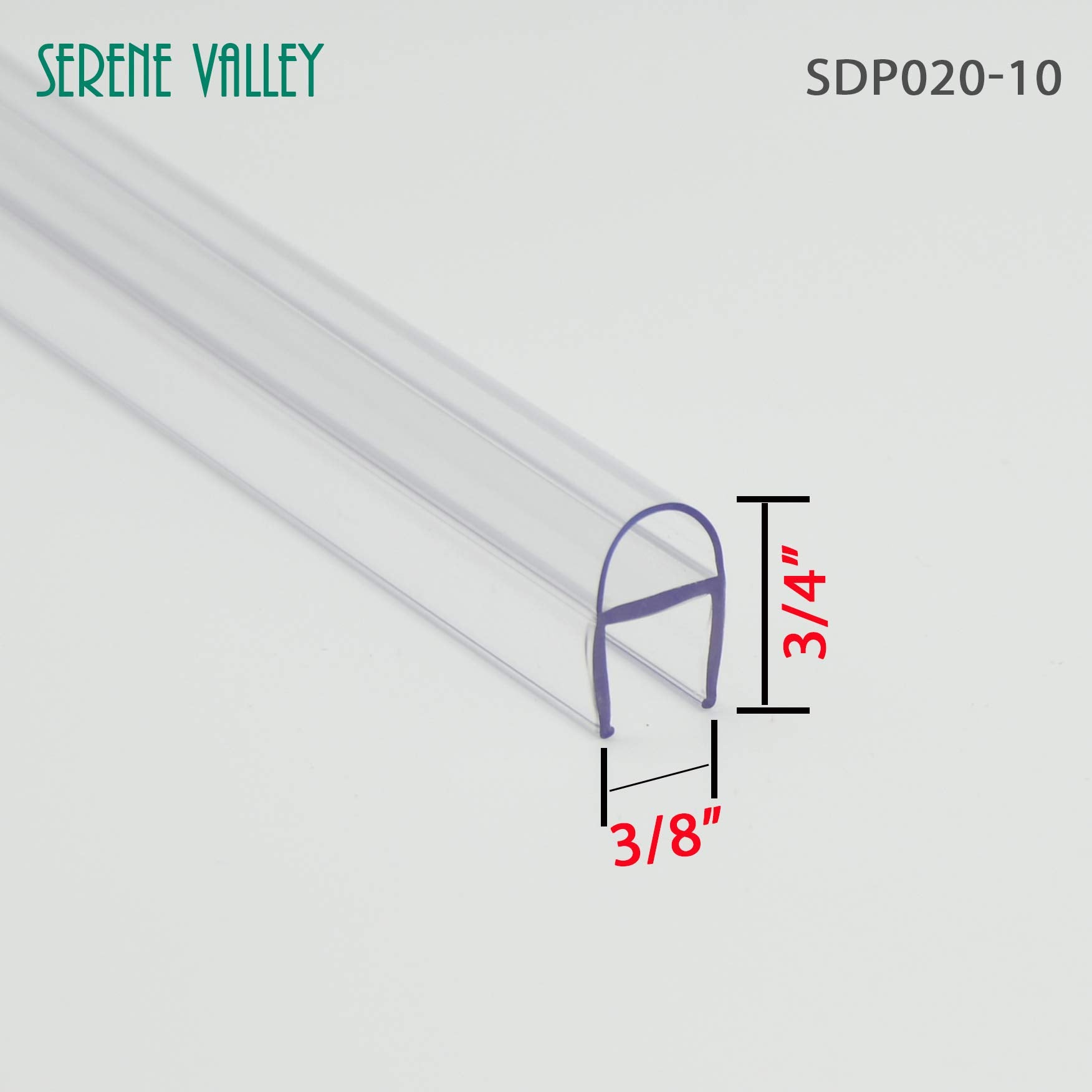 Serene Valley two 78-inch seal strips ready to install without glue.