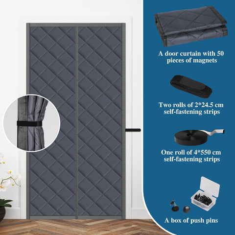SereneCloud multiuse curtain suitable for doors and cafe spaces.