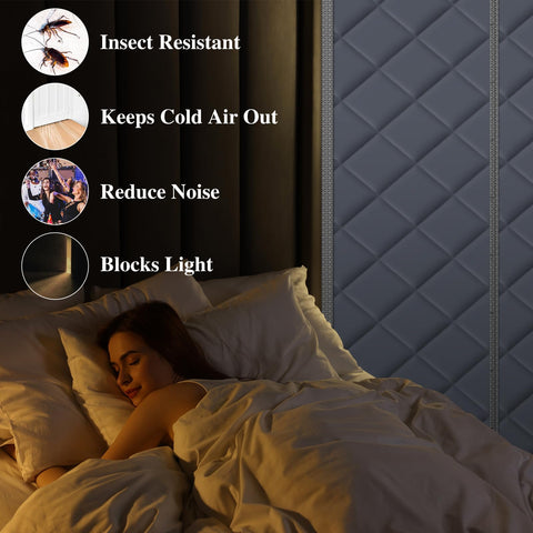 SereneCloud thick fabric reduces noise for a quieter home.