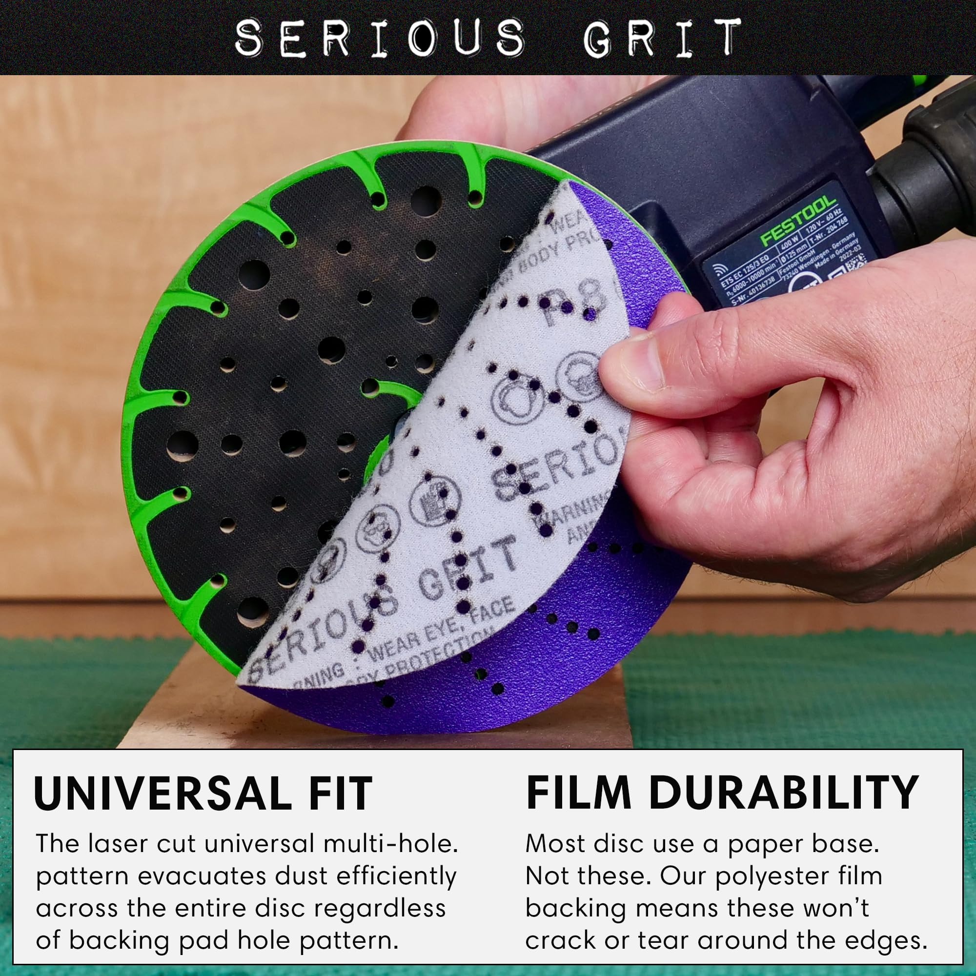 Serious Grit ceramic grain technology enhances cutting efficiency