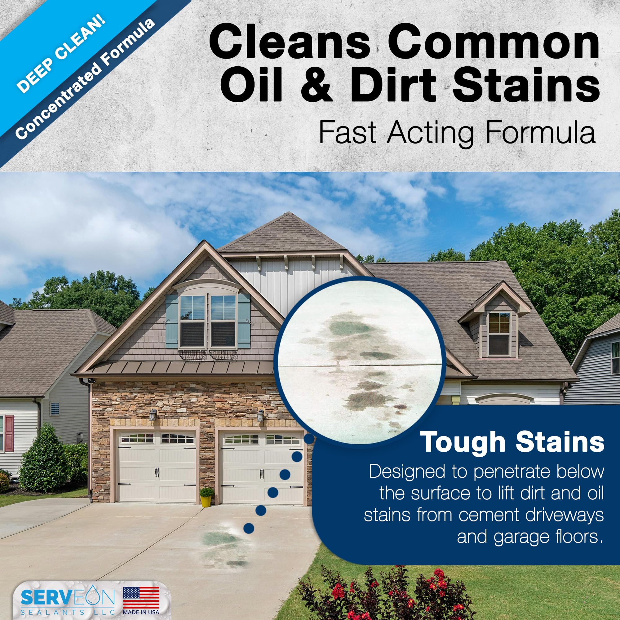 Serveon H2600 cleans grout haze on tile for easier sealing