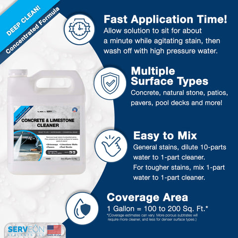 Serveon H2600 water based cleaner with VOC friendly formula for surroundings
