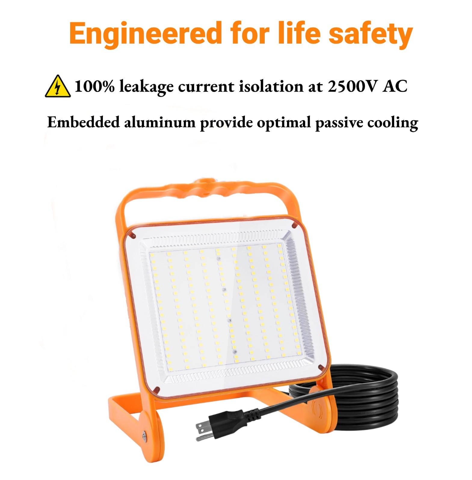 SETEN 2-pack LED work light side angle for placement.