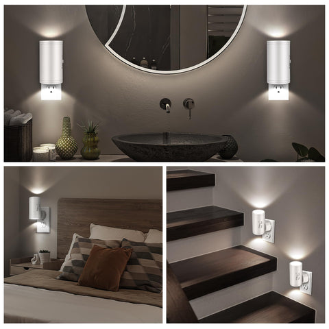 SETEN dimmable night light offering 0-300lm brightness customization.