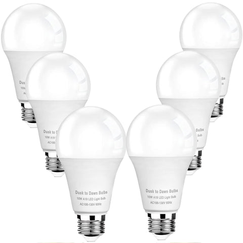 SETEN dusk-to-dawn outdoor LED bulb with auto sensor for porch lighting