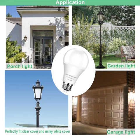 SETEN IP64 weatherproof bulb resists rain and snow for all-season use