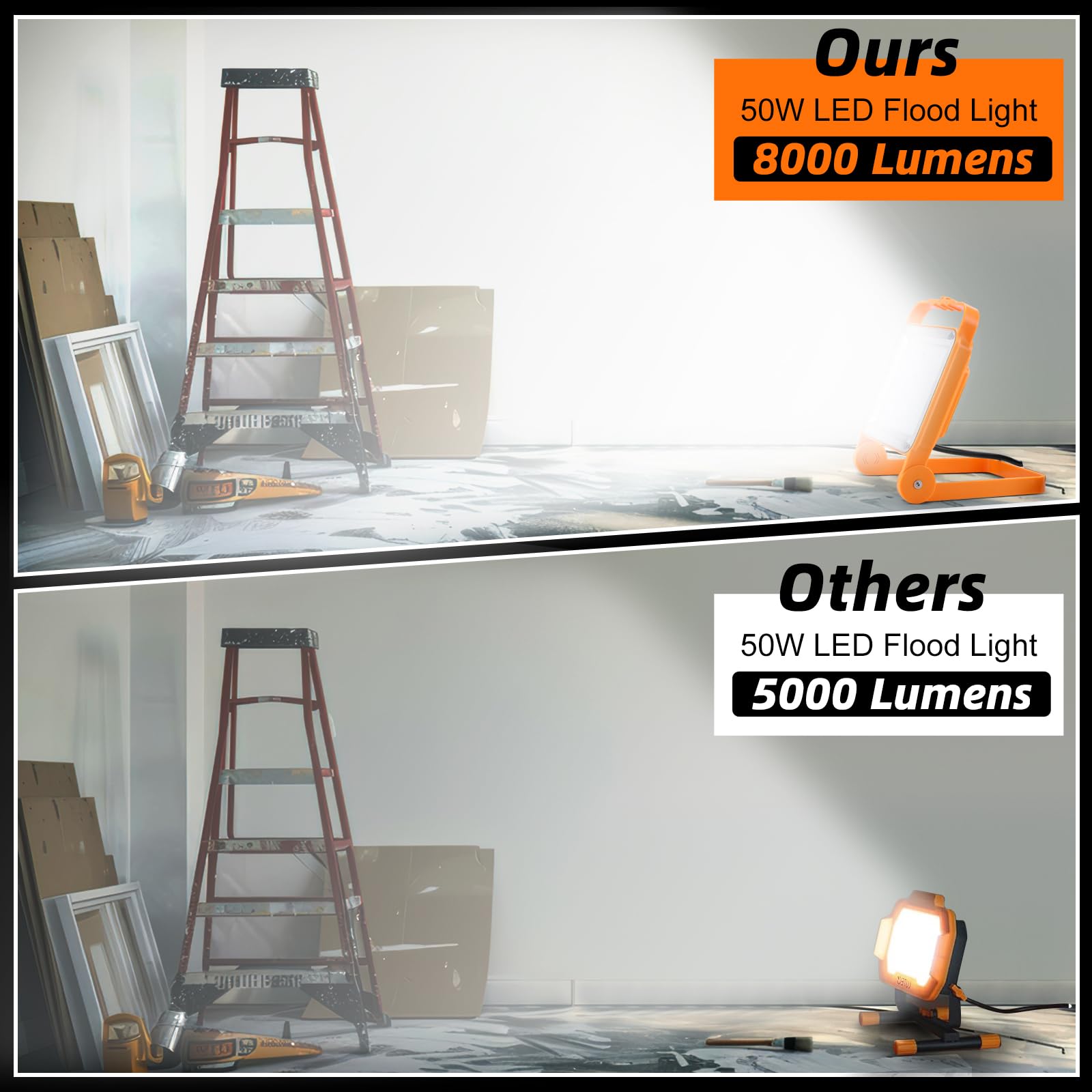 SETEN 5000K daylight LED provides true-color visibility.