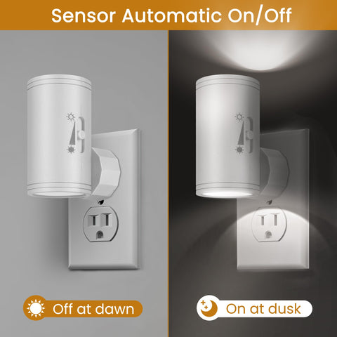 SETEN rotating night light with 180-degree adjustability for flexible lighting angles.