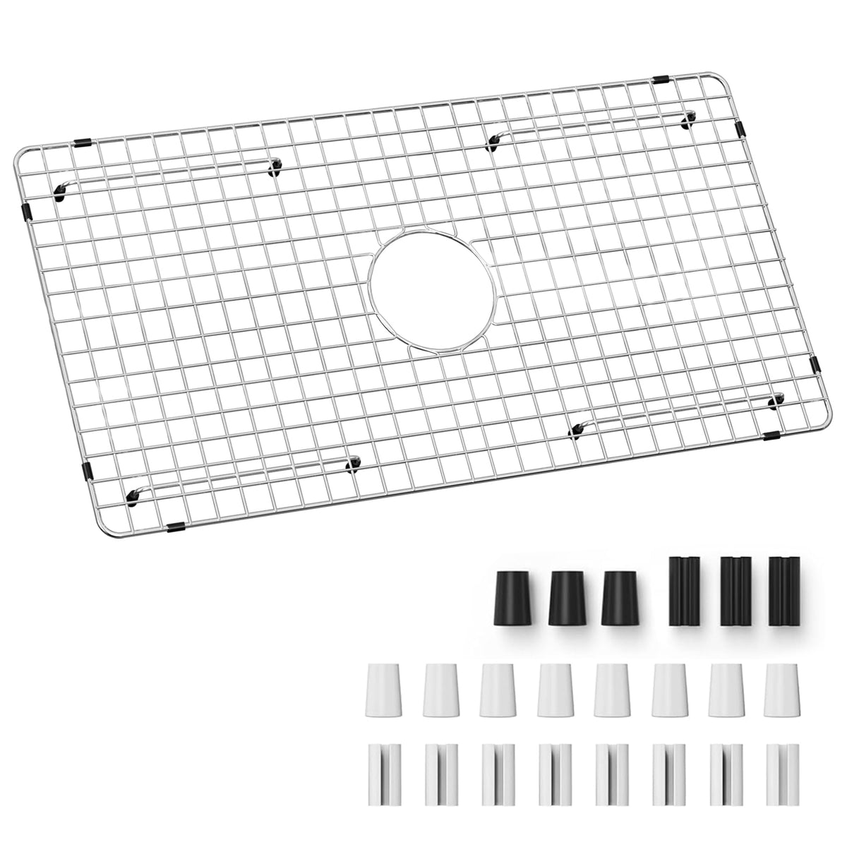 SettleDown sink grid 29-1-2 dimension protects sink bottom in single-bowl kitchens.