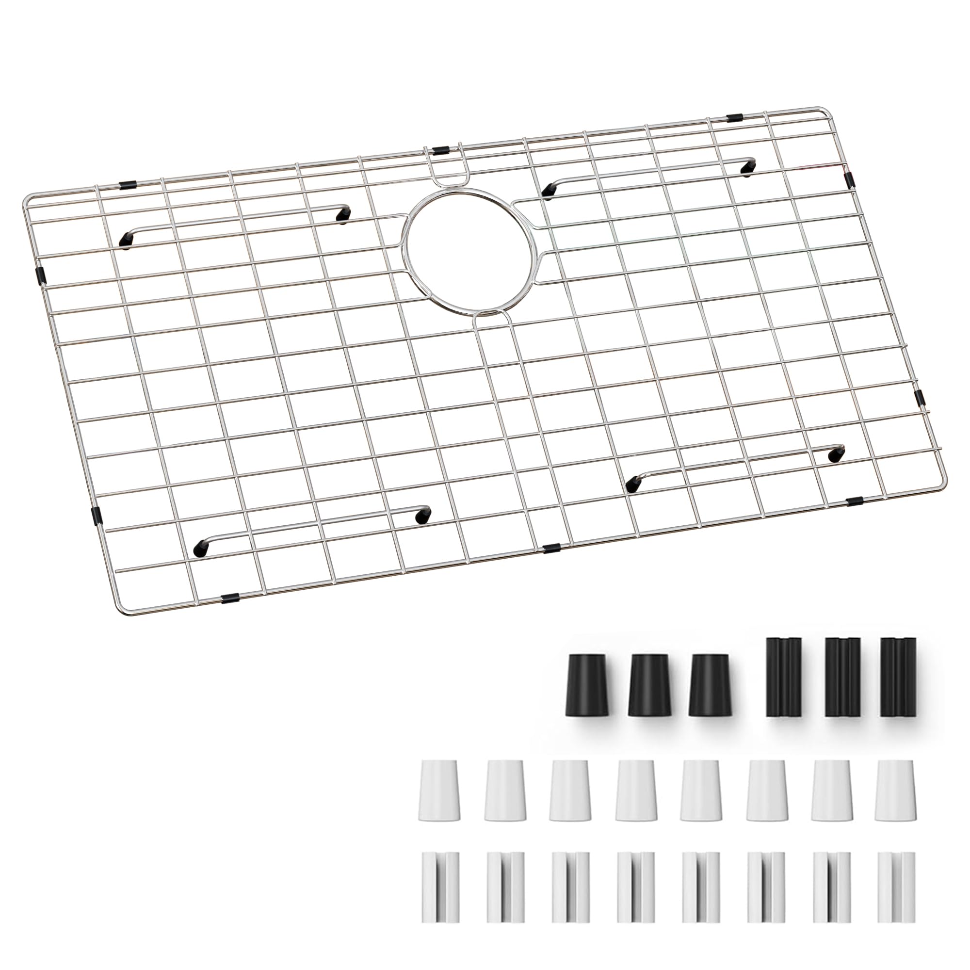 SettleDown sink grid bottom surface protects base from scratches
