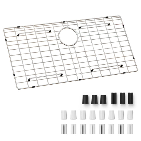 SettleDown sink grid bottom surface protects base from scratches