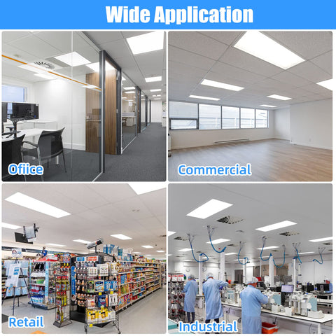 SEURON ETL-listed LED panel meets safety standards for commercial use