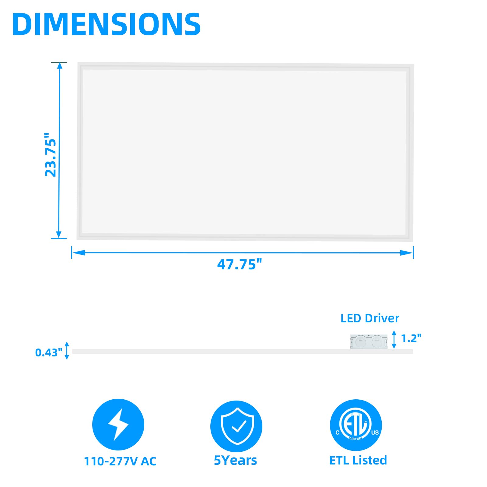 SEURON ultra-thin 0.43-inch panel suits low-profile ceilings