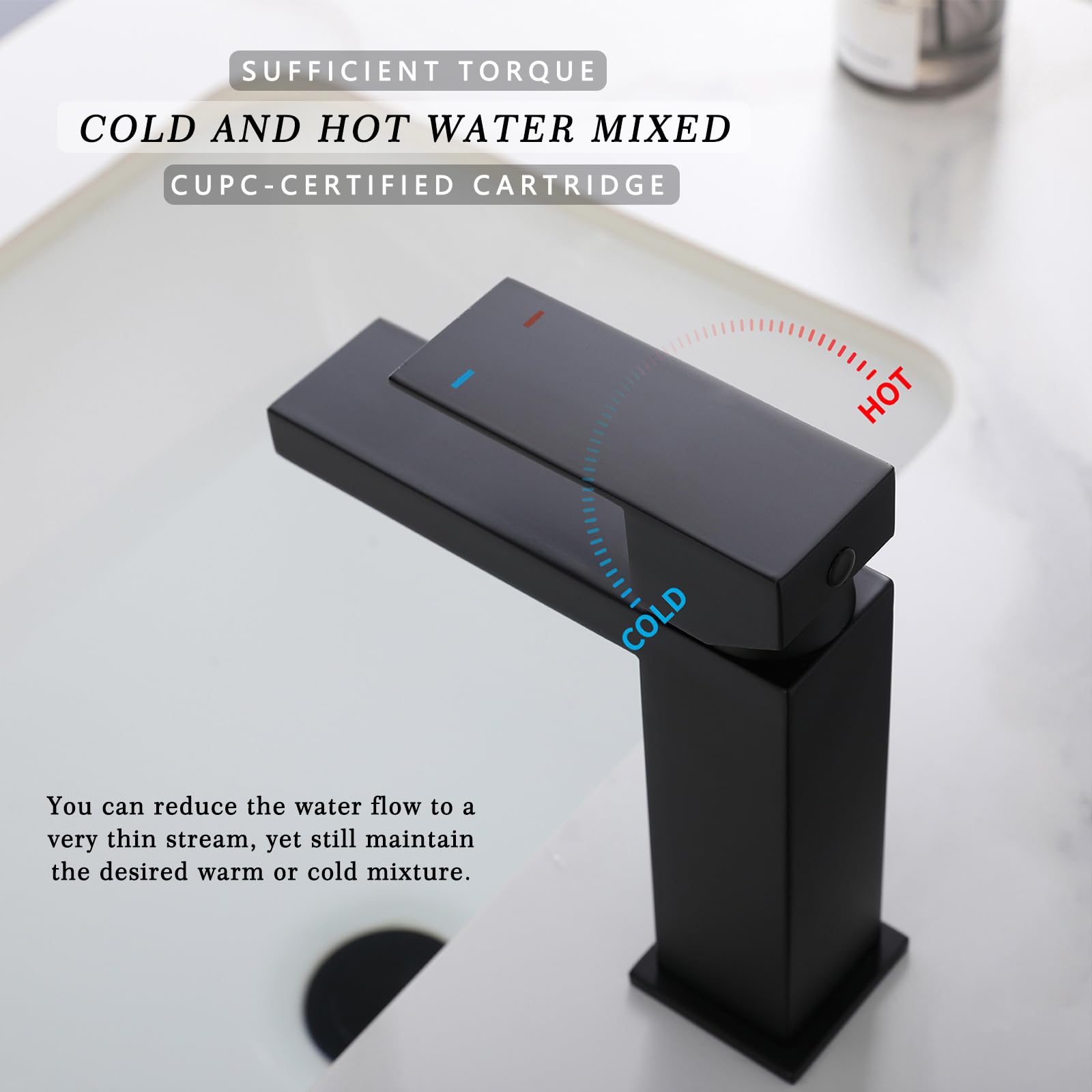 SevenGelok aerator image emphasizes bubble-rich, splash-free water feel.