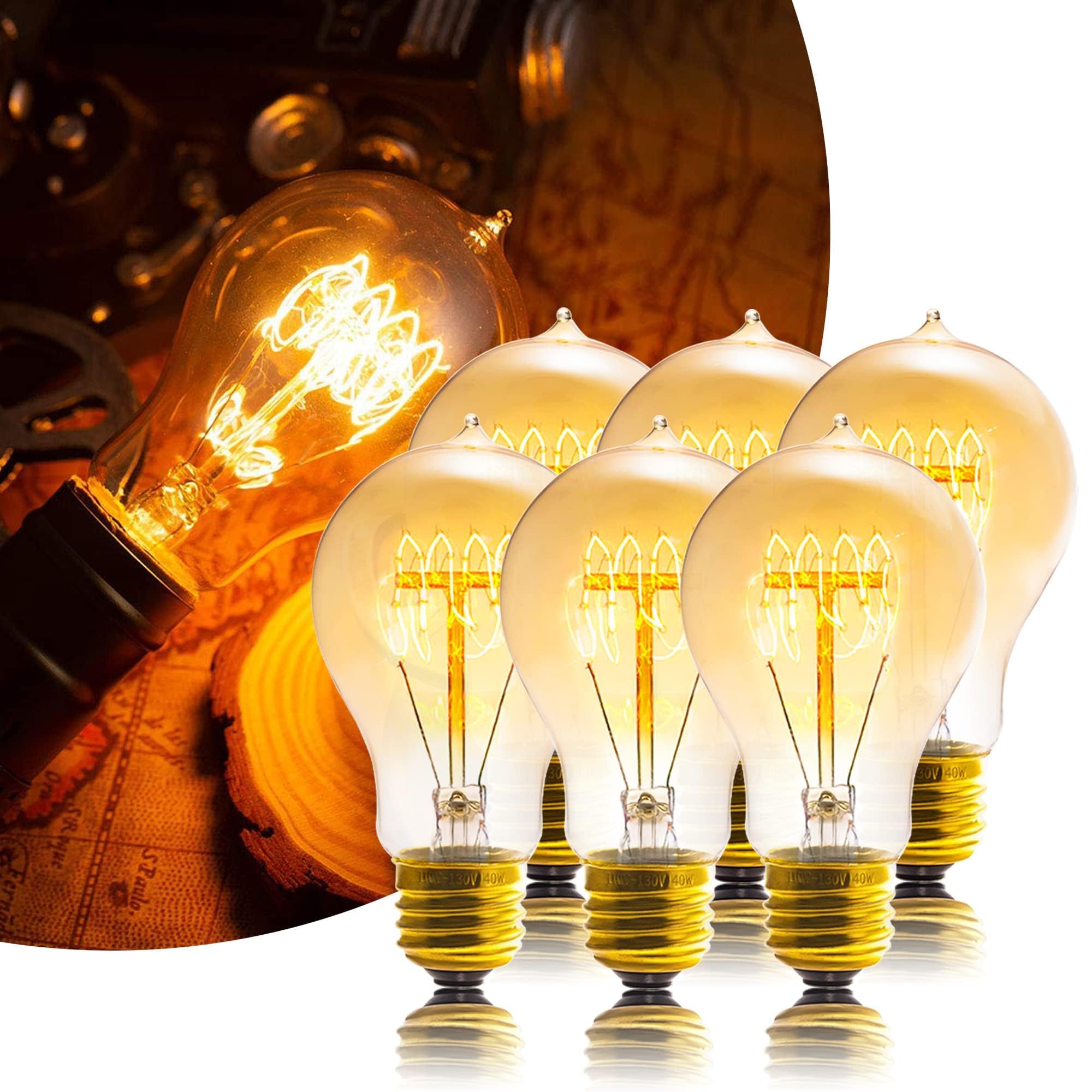 Sevici Edison bulb living room lamps create a soft, relaxing glow.