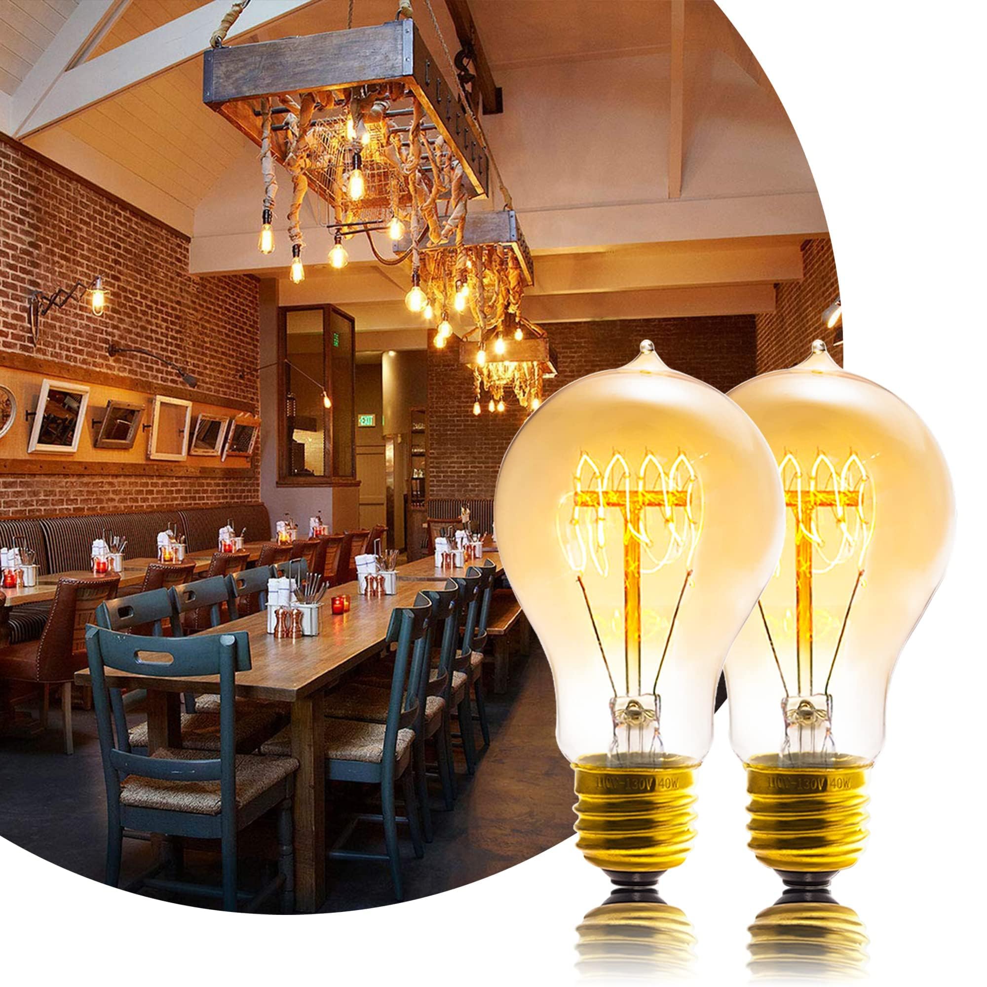 Sevici Edison bulb 2200K warm light offers inviting evenings without harsh glare.