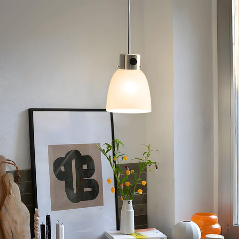 Sewterolyn shade in dining room setup for ambient lighting