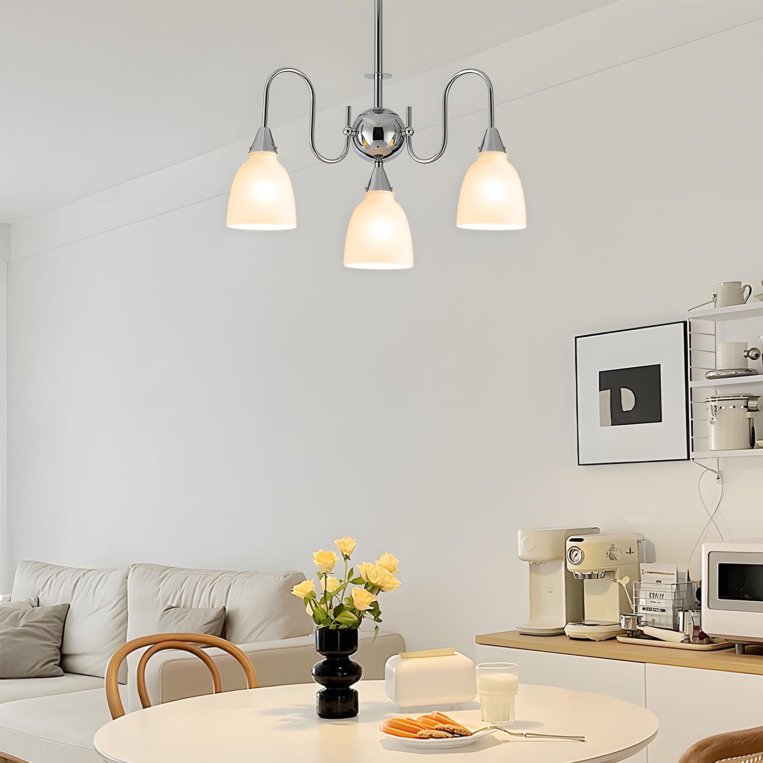 Sewterolyn shade compatible with ceiling fan light fixture