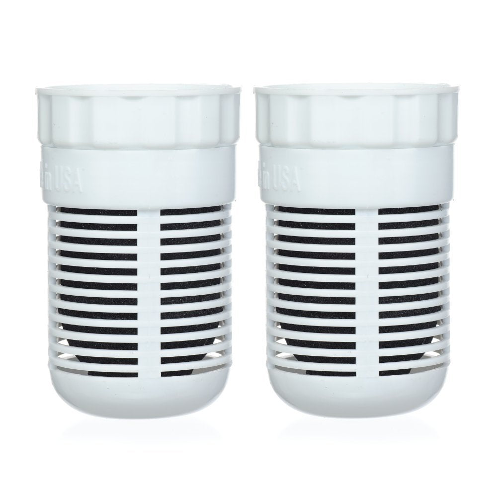 Seychelle filter close-up showing activated carbon media for contaminant reduction