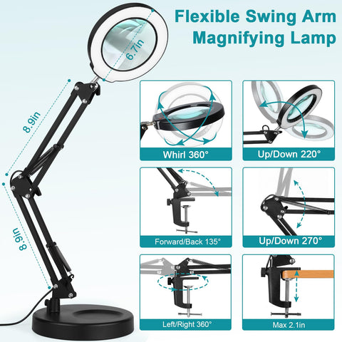 Seylae stable base with clamp setup for hands-free operation
