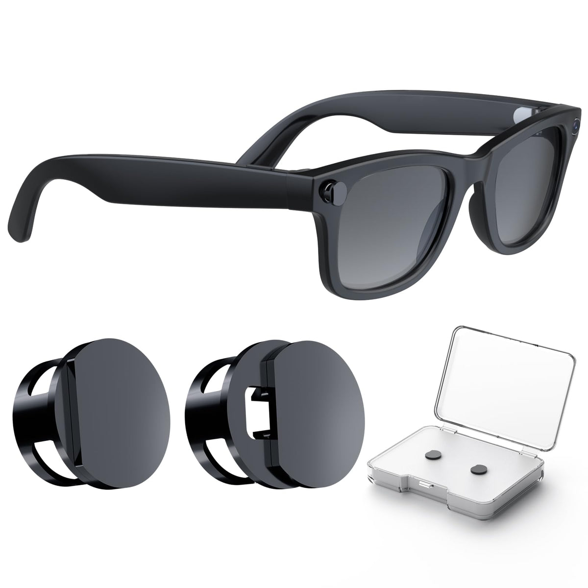 Seynli LED light cover for Ray-Ban Meta Wayfarer privacy