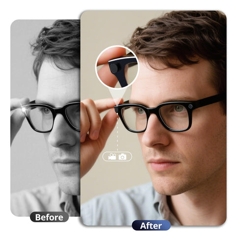 Seynli slim-design light blocker for Meta glasses