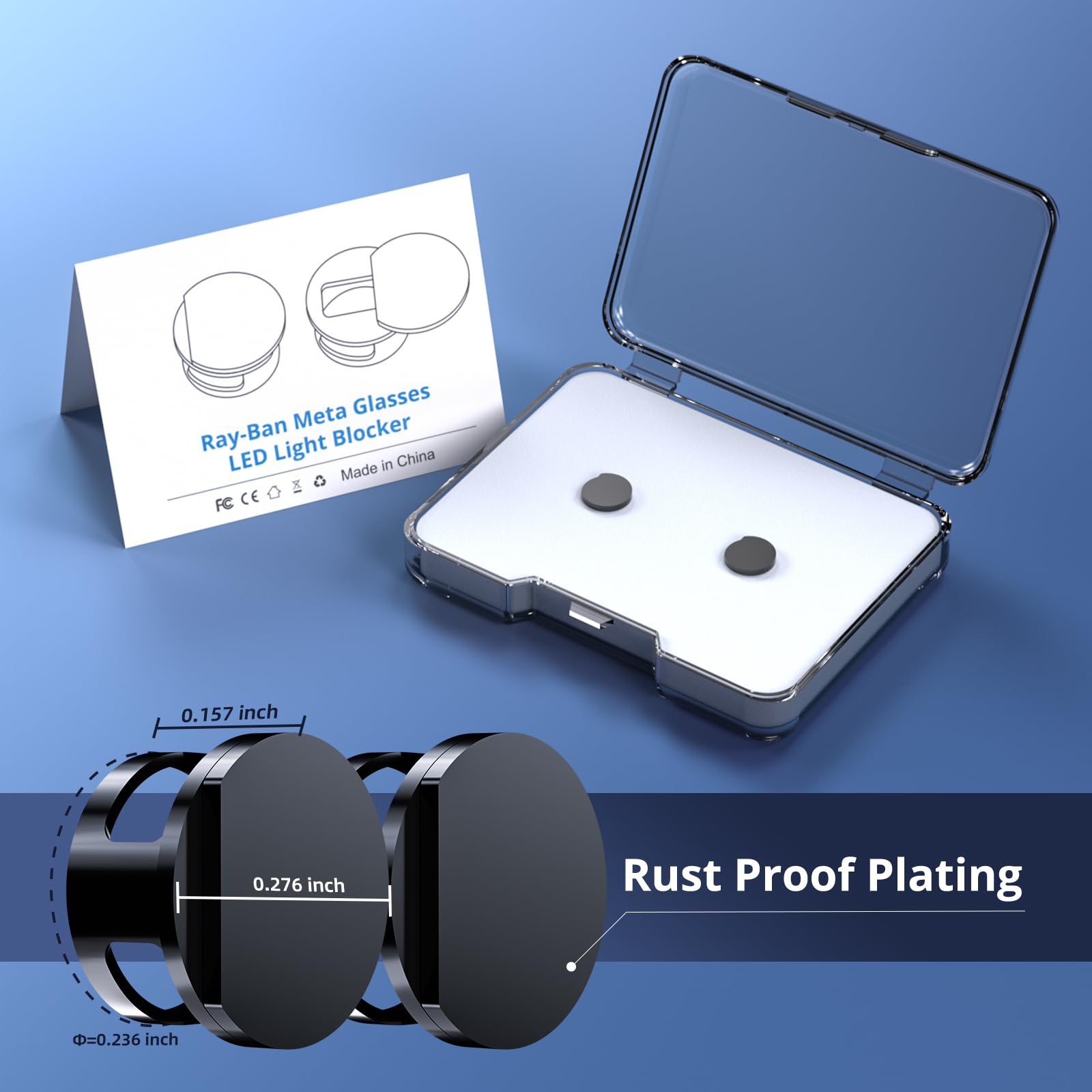 Seynli two-pack light cover for Meta glasses
