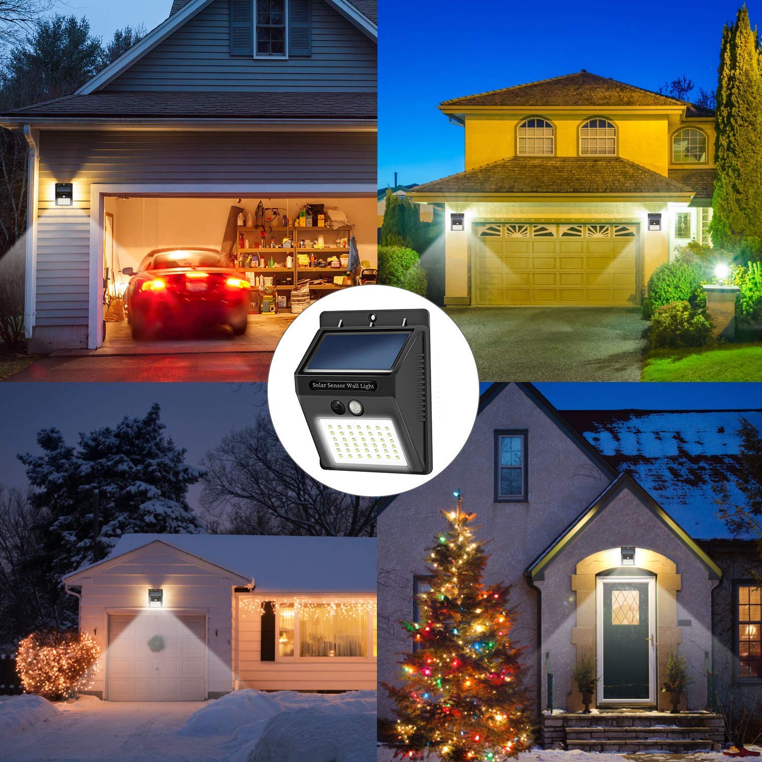 SEZAC solar-lights-easy-install quick, cable-free mounting at 1.8–2.5 m.