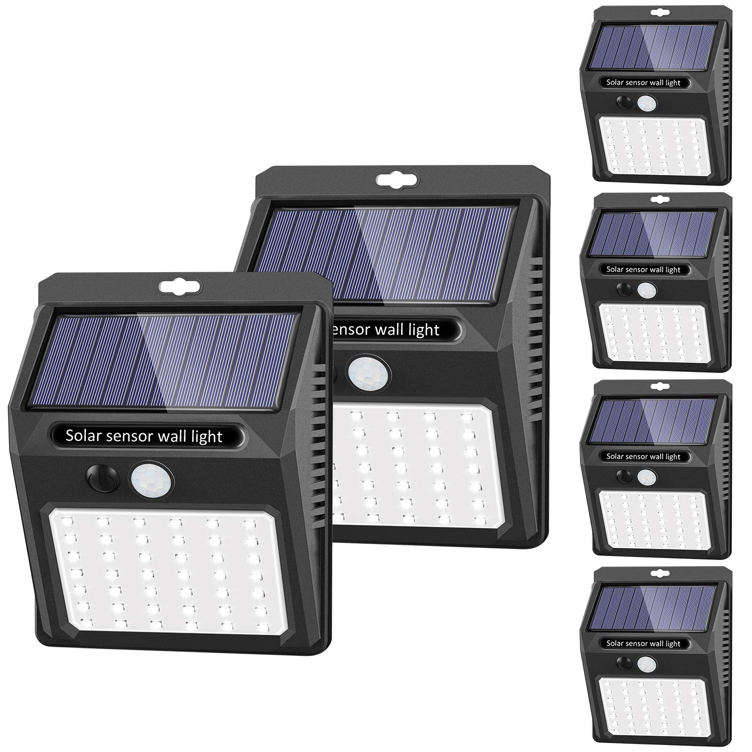 SEZAC Solar Lights Outdoor with 3 modes for flexible nightly illumination.